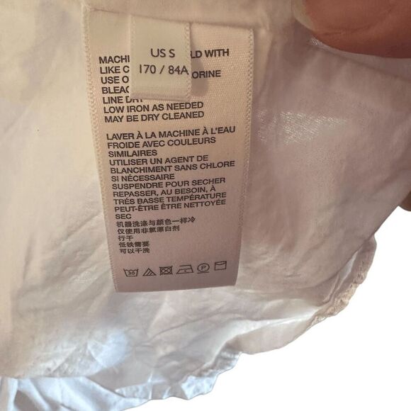 Urban Outfitters Beatrice Eyelet Babydoll Romper Women’s Size Small - Picture 5 of 13